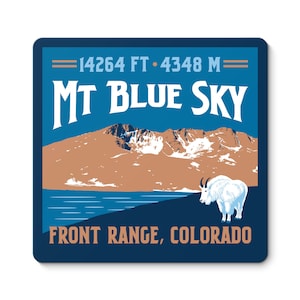 Mt Blue Sky Colorado 14er-klistermärke
