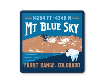 Mt Blue Sky Colorado 14er Sticker