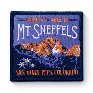 Mt Sneffels Colorado 14er Patch