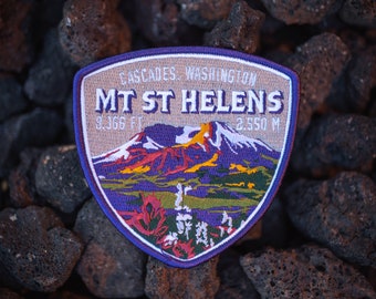 Parche de cascadas del monte St Helens