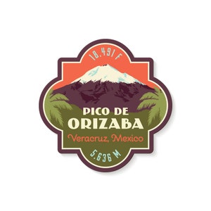 Autocolante Pico de Orizaba México