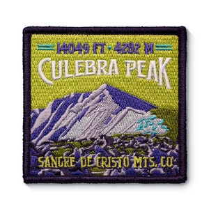 Culebra Peak Colorado 14er Patch