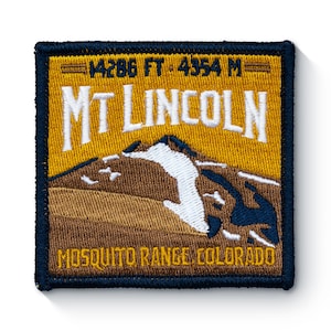 Mt Lincoln Colorado 14er Patch
