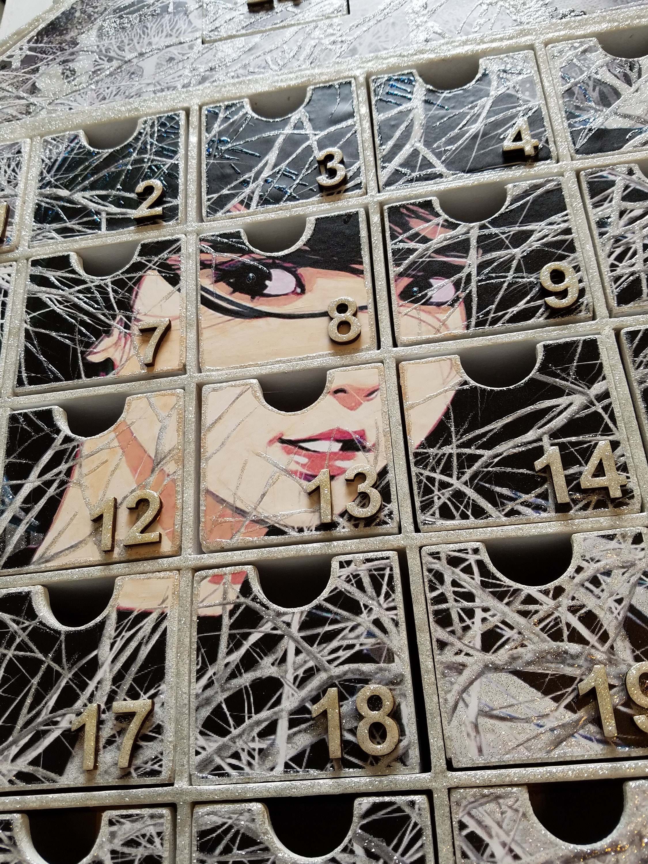 Snow White Advent Calendar Decoupage A Gift That Keeps on Etsy