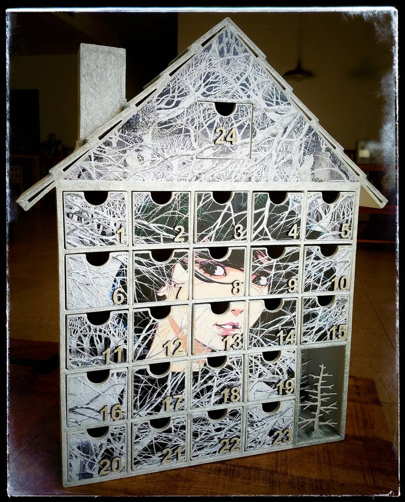 Snow White Advent Calendar Decoupage A Gift That Keeps on Etsy