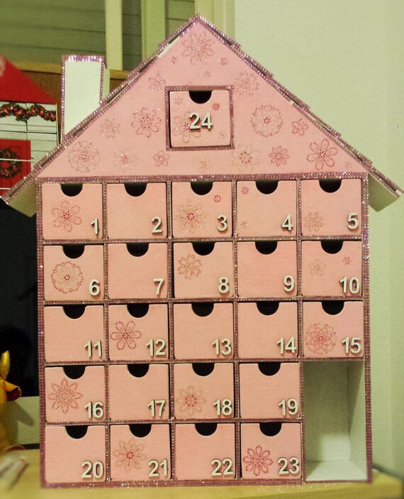 On Sale Wooden Advent Calendar Diy Fast Shipping To The Etsy