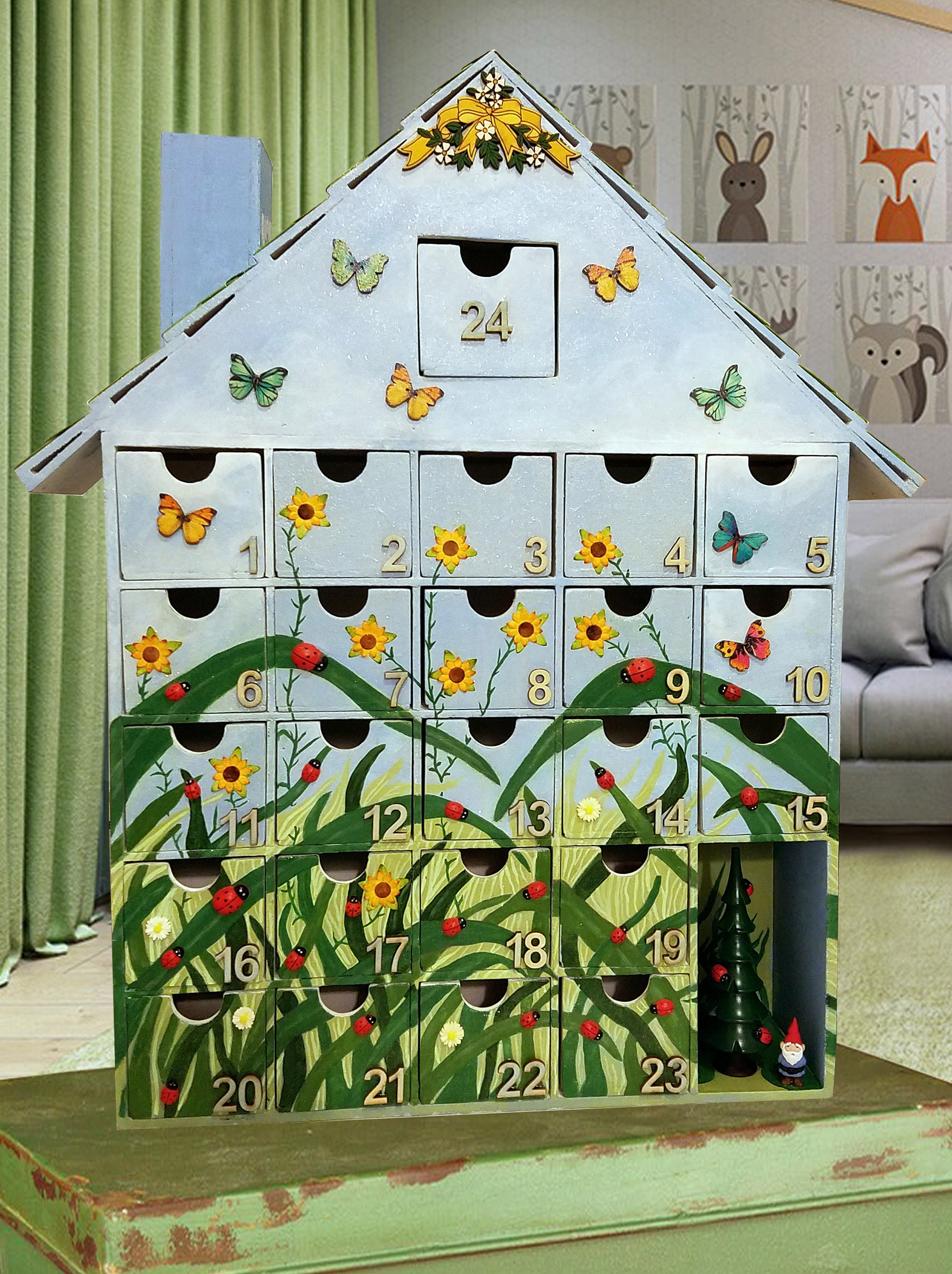 NEW Little Ladybird Garden Wooden Advent Calendar - Etsy