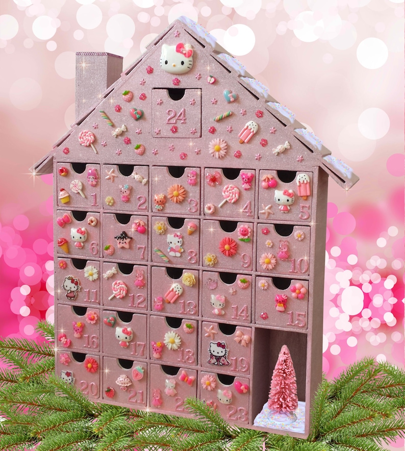Kawaii Wooden Advent Calendar A Gift That Keeps on Giving All Month