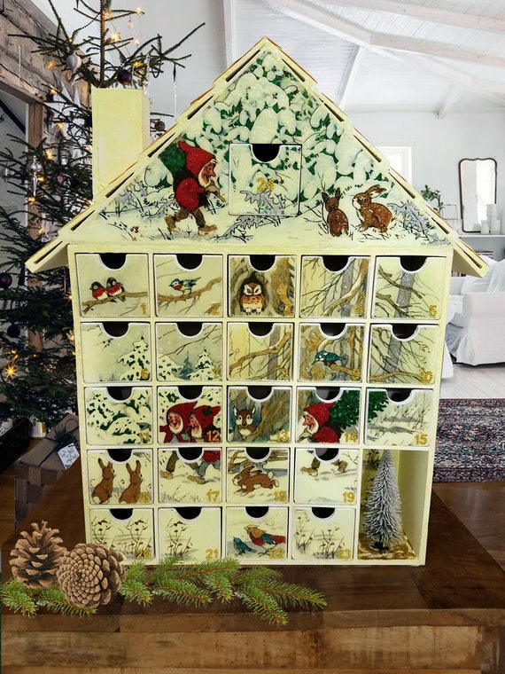 A Glow in the Dark Magical Forest Advent Calendar Christmas Etsy