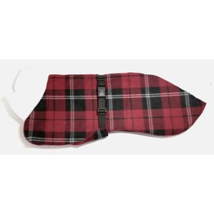 FC3307 Whippet Coat in Medium or Large - Eddie Bauer Red Tartan Plaid