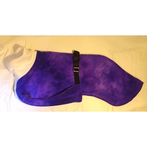 FC3244  Whippet Coat in Medium or Large - Royal Purple Blender