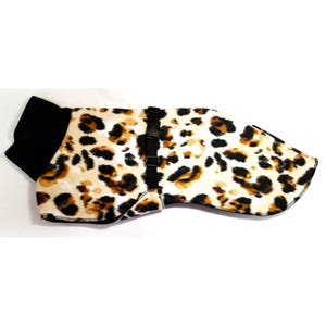 FC3289 Whippet Coat in Medium or Large - Big Cat Spots