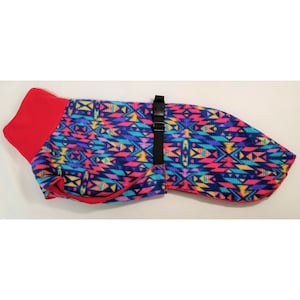 FC3264 Western Geometric Whippet Coat in Medium or Large