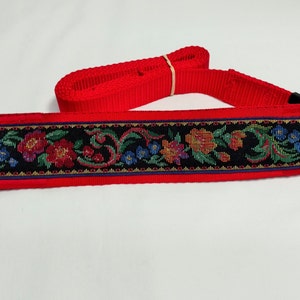 Whippet or greyhound two inch wide martingale lead. Needlepoint Tapestry  2ML84