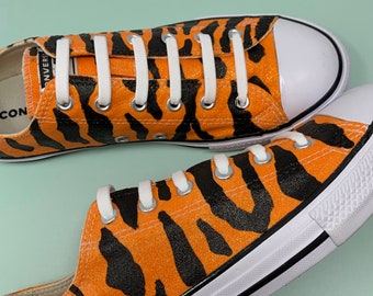 vans tiger print shoes