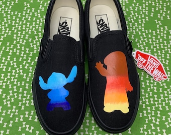 lilo and stitch custom vans