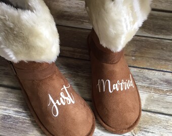 wedding winter boots