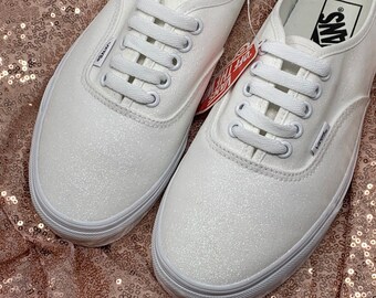 gold glitter vans