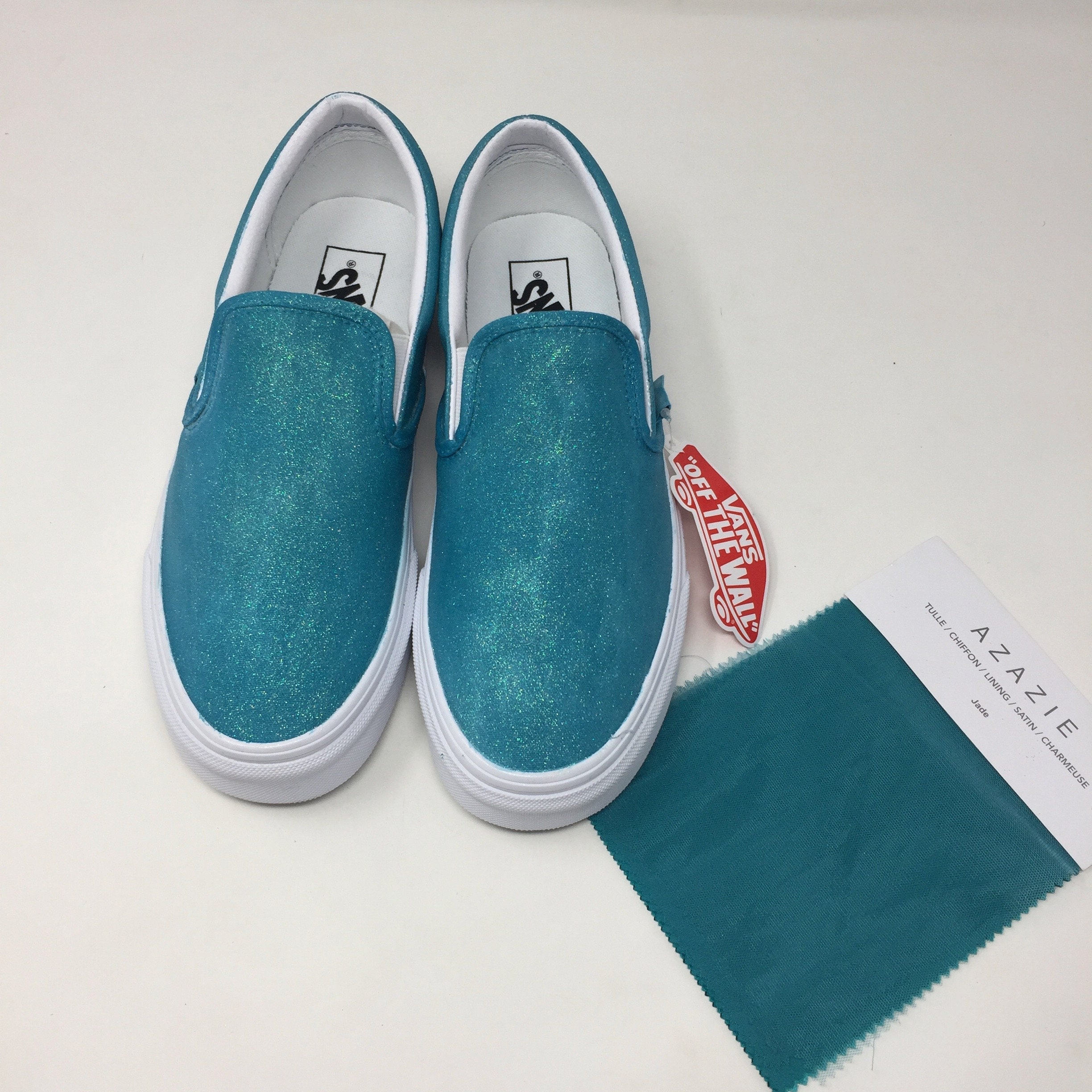 Teal Vans. Different brands. FREE Personalization teal toms | Etsy