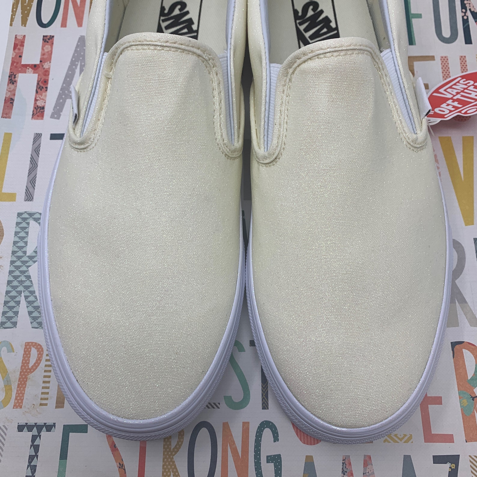 Ivory Pearl Vans. FREE PERSONALIZATION. Wedding Toms. Ivory | Etsy