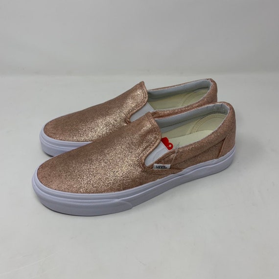 vans shoes rose gold