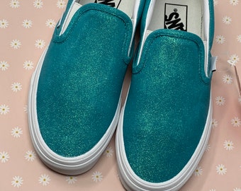 teal shoes