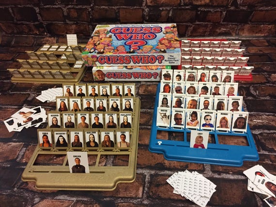 Custom Guess Who Game. Guess It Game. Friends Version. Comes | Etsy
