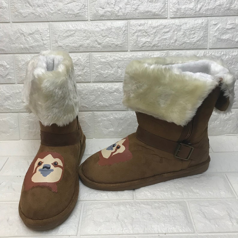 so sloth knee high sweater boots