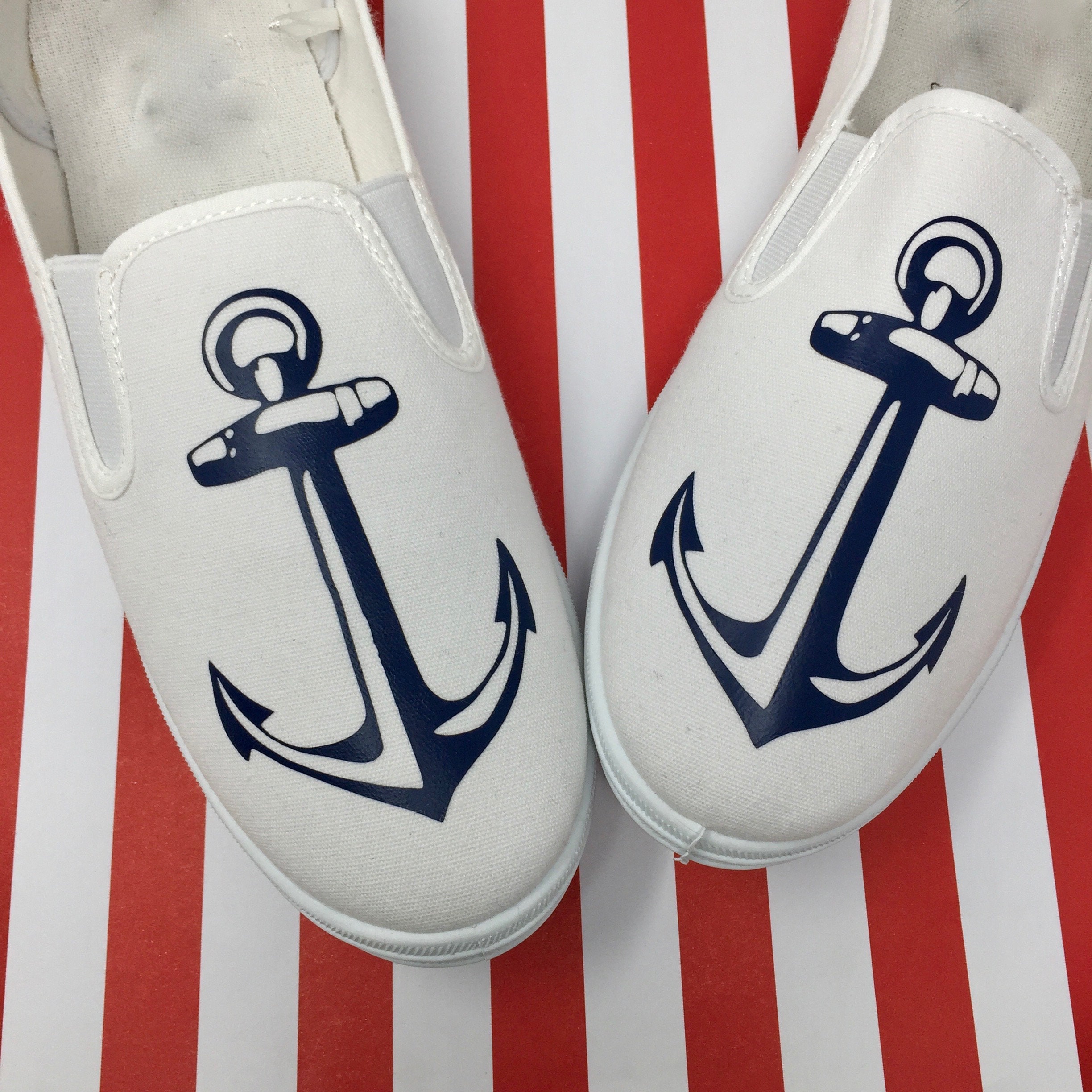 Anchor Shoes. Cruise Shoes. Boat Anchor Shoes. | Etsy