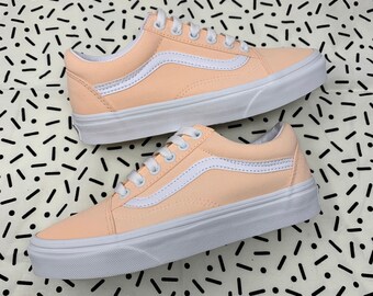 peach converse shoes