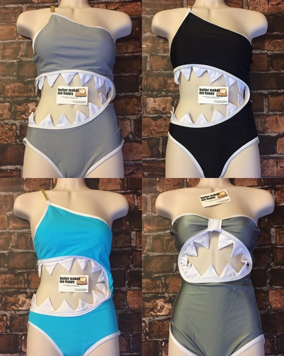 sharkini swimsuit