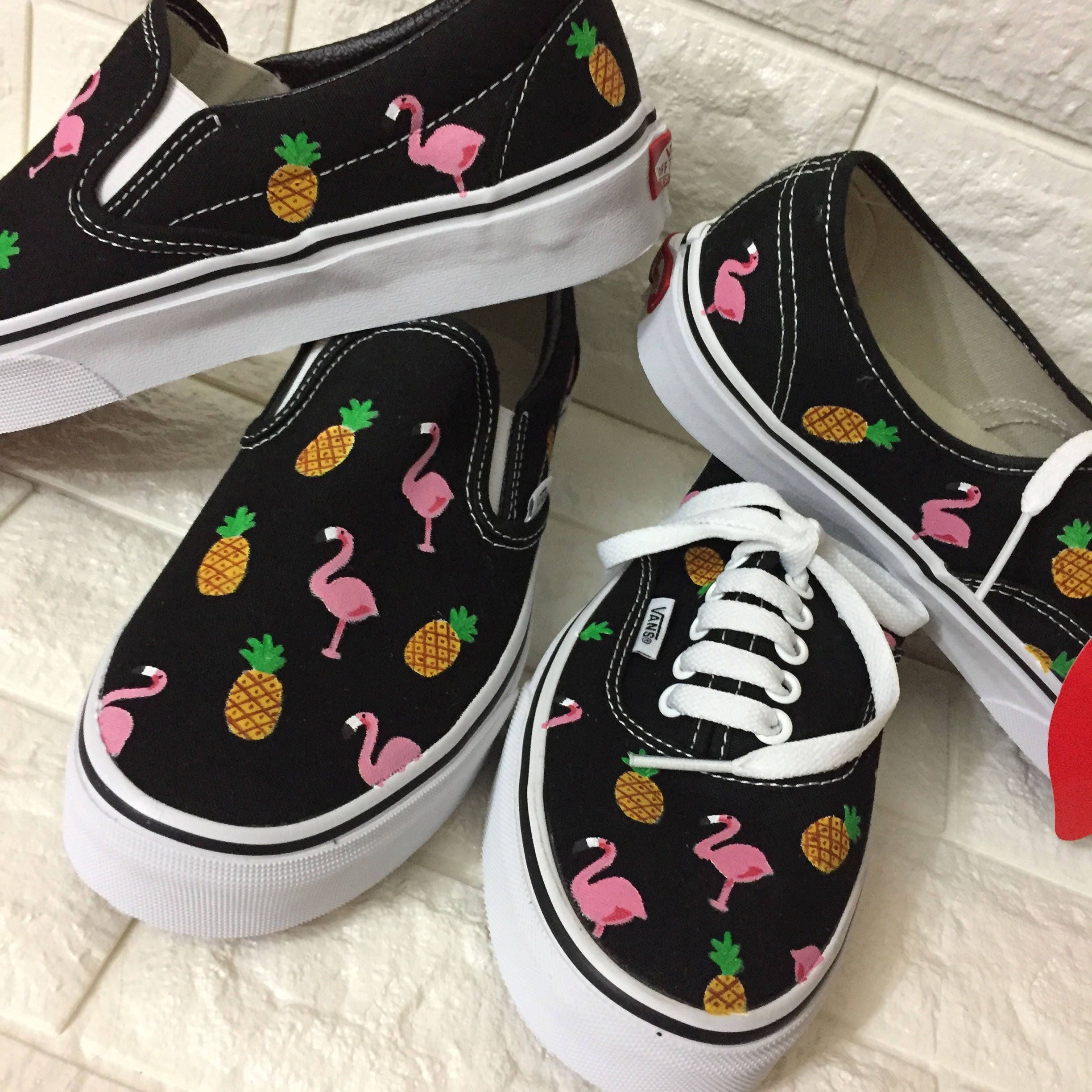 pineapple vans etsy