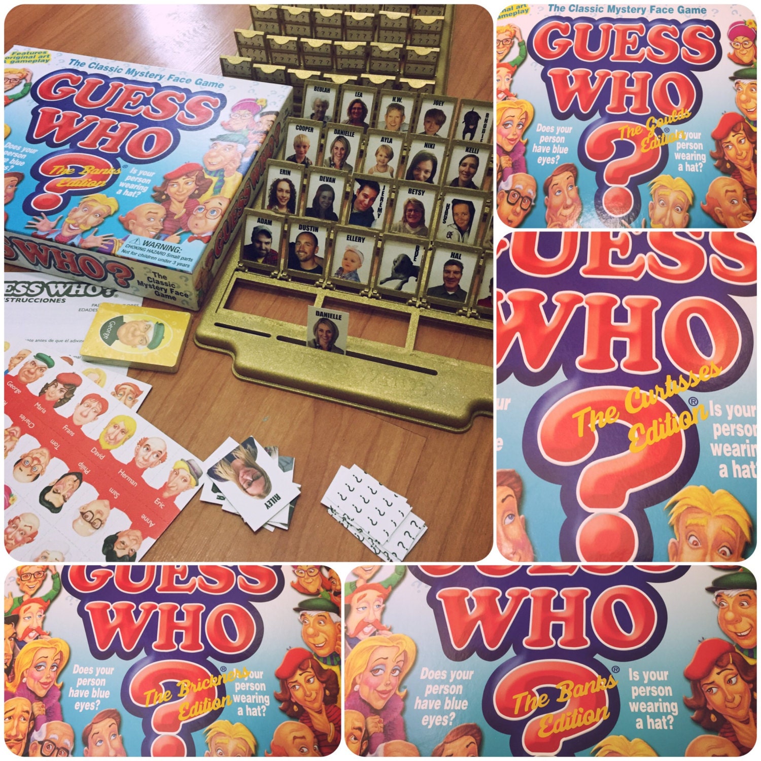 Custom Guess Who Game. Guess It Game. Friends Version. Comes w | Etsy