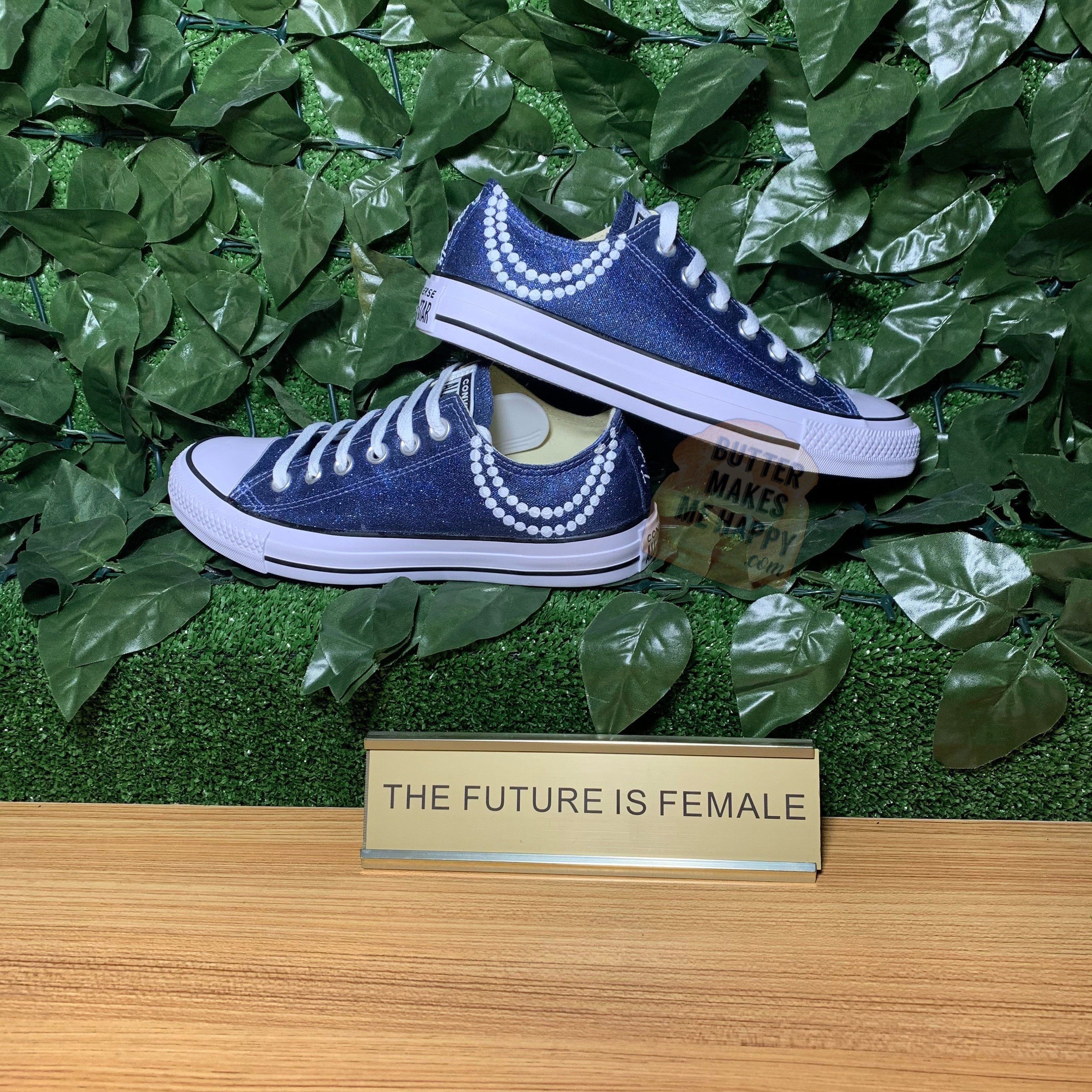 Chucks Pearls Kamala Harris Converse Veep Chuck Taylors Etsy