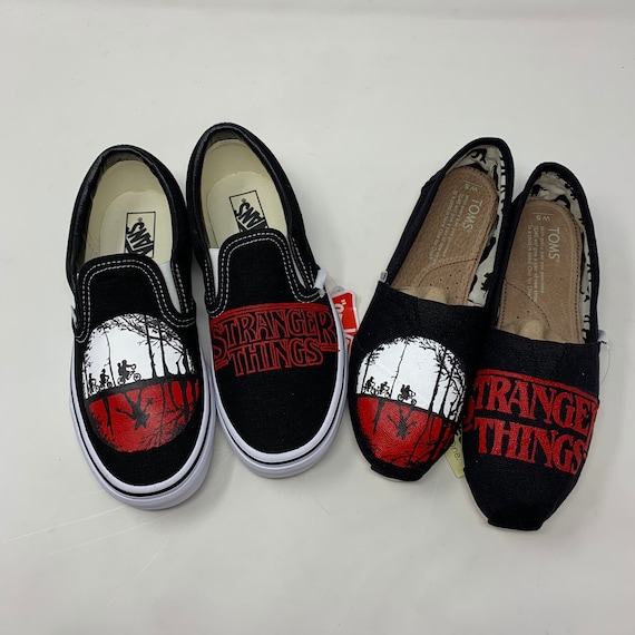 stranger things vans shoes