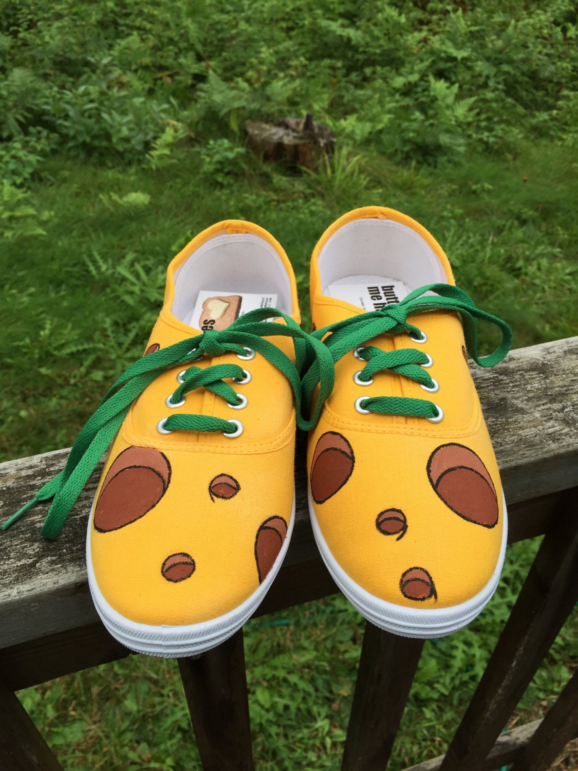 CHEESEHEAD Shoes FREE personalizations. Green Bay