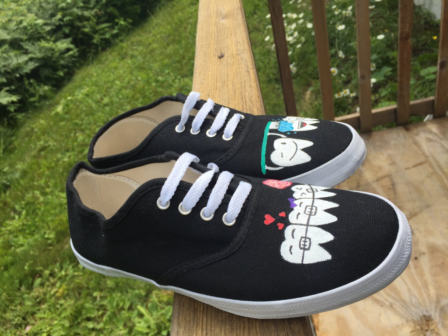 Cute Tooth Shoes dentist shoes Dental Hygienist Shoes. Etsy