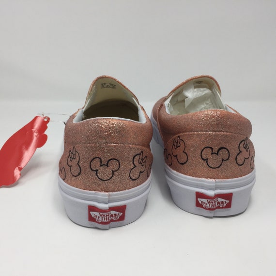vans mickey rose
