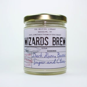 Wizard's Brew - Harry Potter Butter Beer Inspired Candle
