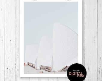 Sydney Opera House Print: Pastel Wall Art (Digital Download)