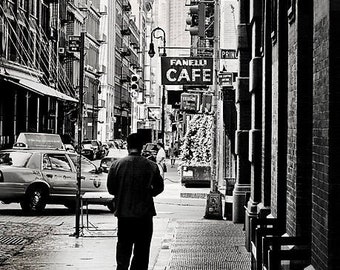 New York photography, New York City, Black and white photography, Soho street photography , monochrome, New York Gift, New York Photography