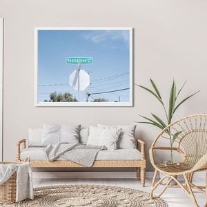 California road sign print, modern art, teenager wall art, california cool home decor, trendy wall art, industrial wall art,Young love,