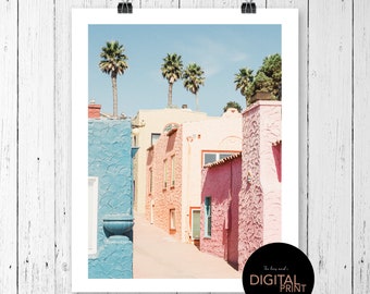 Santa Cruz Colorful Buildings Print (Digital Download)
