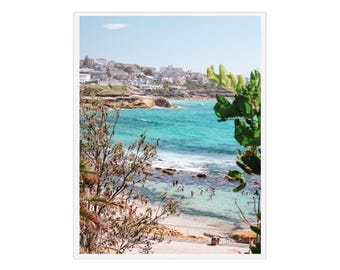 Bronte Beach Print: Sydney Coastal Photo, Bogey Hole