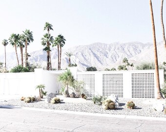 SECOND EDITION, Palm Springs photography, Palm Springs Print, Palm Springs home,  Desert photography, palm trees, mid century home