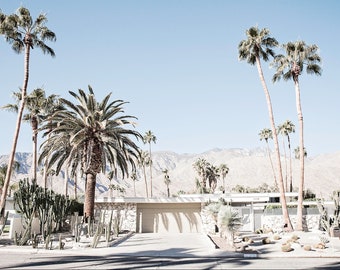 Palm Springs Architecture Print: Mid Century Modern, Desert Photography
