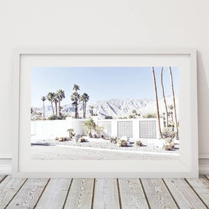 Palm Springs photography, Palm Springs Print, Palm Springs home, California photography, Desert photography, palm trees, mid century home image 3