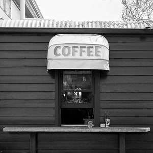 Black and white cafe print, Coffee sign print, cafe sign poster, Melbourne photography, black and white photography, kitchen decor, stylish