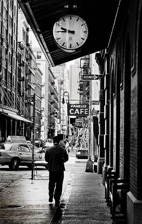 New York City Black And White Street