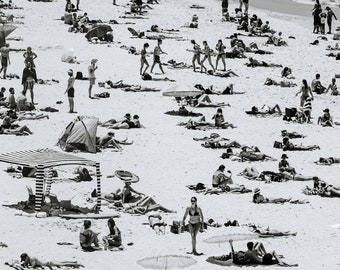 Bondi Beach Print: Black and White Coastal Photography